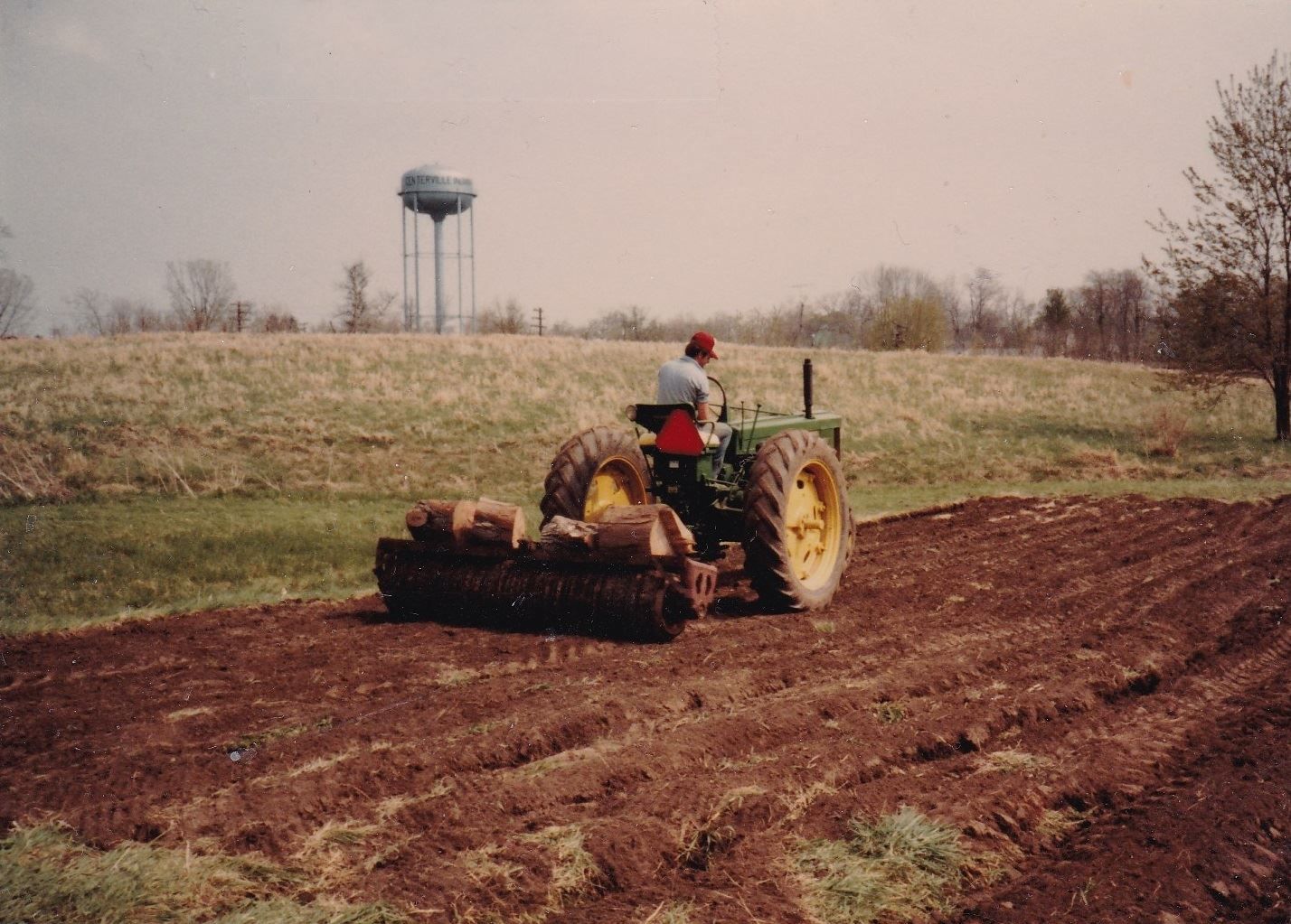 Pictured No. 1 son driving the John Deere 50